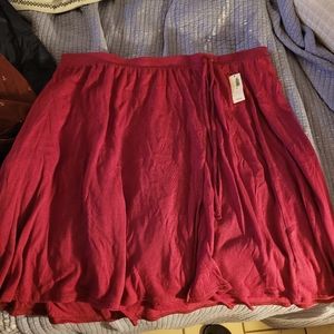 Brand new old navy cotton skirt with tags